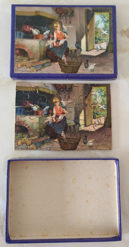 Rompecabezas, Puzzle Vintage (1930') Con Caja Original