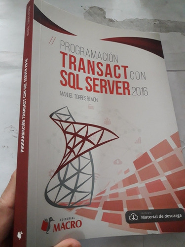 Libro De Programacion Transact Con Sql Server 2016