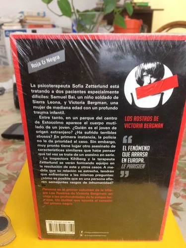 Erik Axl Sund: Persona Primer Volumen De La Trilogía
