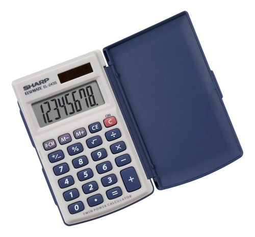 Calculadora De Mano De 8 Dígitos De Sharp Electronics Con