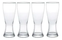 Comprar 4 Vasos Vidrio Cerveza Copa Cervecera Tarro Crisa 591 Ml