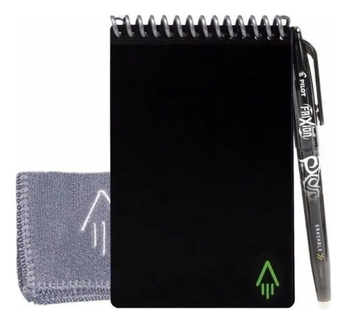 Cuaderno Inteligente Rocketbook Everlast Mini Reutilizable Color Negro