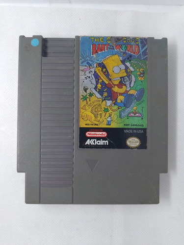 The Simpsons Bart Vs The World Nes  Se