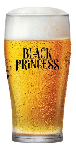 Copo De Cerveja Black Princess Gold Dark Cristal 568ml