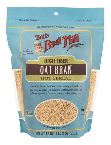 Bob's Red Mill Cereal Caliente De Salvado De Avena, 18 Onzas