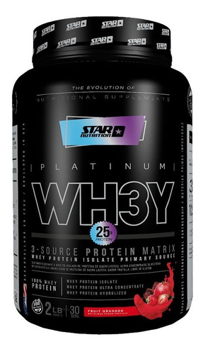 Proteina Whey 3 X 1kg Star Nutrition Aislada Hidrolizada