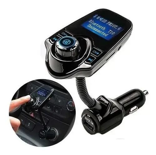 Transmisor Radio Fm Bluetooth Usb Tf Mp3 Wam Cargador Auto | Cuotas sin ...