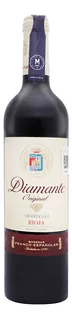 Vino Tinto Español Diamante Crianza De 750ml