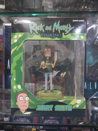 Figura Rick And Morty Jerry Smith - Eaglemoss Hero Collector