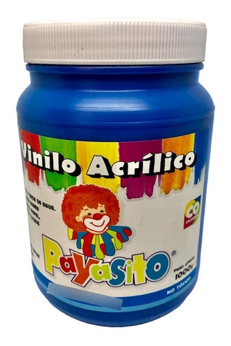 Vinilo Payasito * 1 Kilo Azul, 1000 Cc