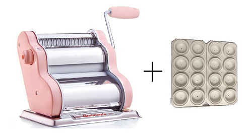 Máquina para pastas Pastalinda Clásica color rosa