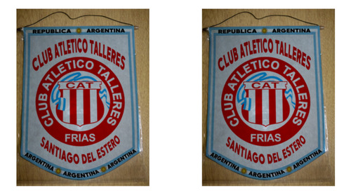 Banderin Chico 13cm Club Talleres Frias Santiago Estero