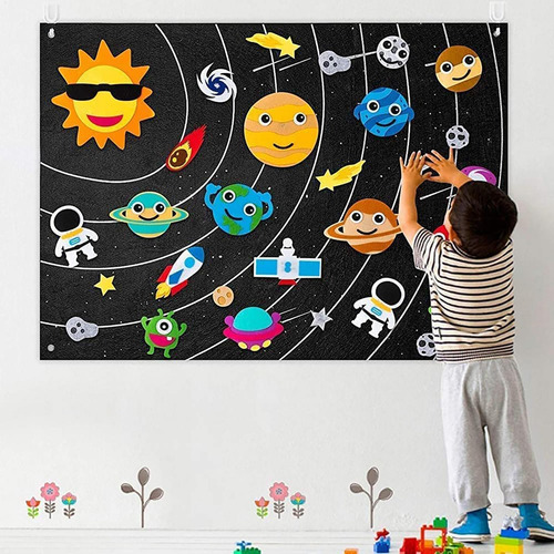 Tablero De Fieltro Para Niños Tablero De Fieltro Para Enseña