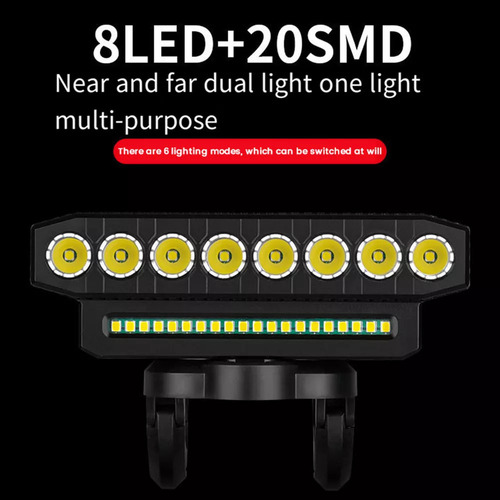 D De L Barra De Luz Led For Bicicleta Con Luz Delantera Para