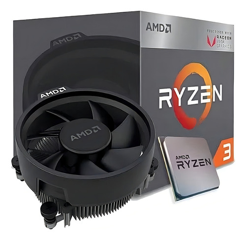 Procesador Amd Ryzen 3 3200g 3.6ghz Caja 4mb (yd3200c5fhbox)