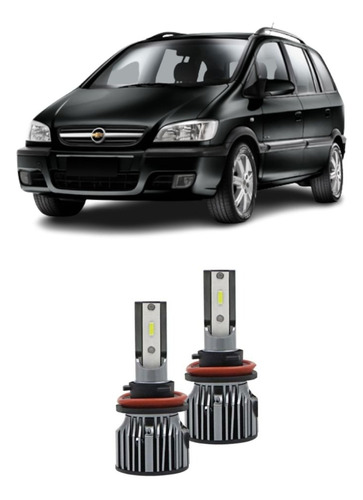 Kit Ultra Led Zafira 01 02 03 04 Farol Baixo H7