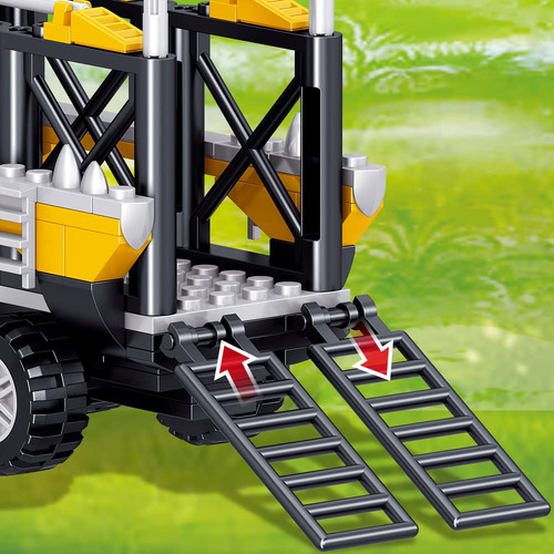 Set De Bloques De Construcción Mesiondy Dinosaur Park 546 Pi