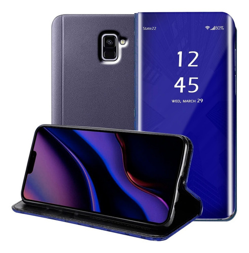 Funda Para Samsung Galaxy A8 Sm-a530f Case Flip Cover Espejo