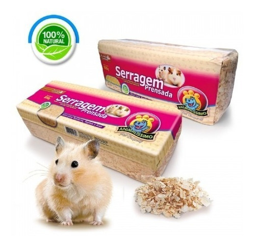 Serragem Prensada Animalíssimo 800g