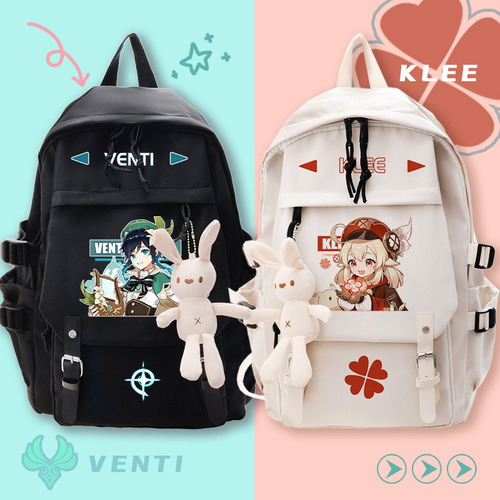 Mochila Escolar Genshin Impact Aether Lumine