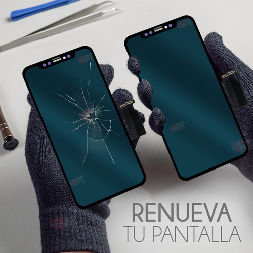 Pantalla Completa Para iPhone XR A2105 A2108 A1984 Incell Color Negro Slim Company