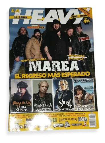 Revista La Heavy N° 411, Completa, Rock Heavy Metal