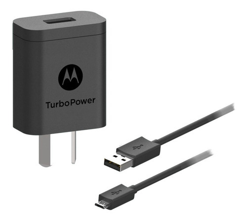 Cargador Motorola Turbopower 18w Usb-a Microusb Cable