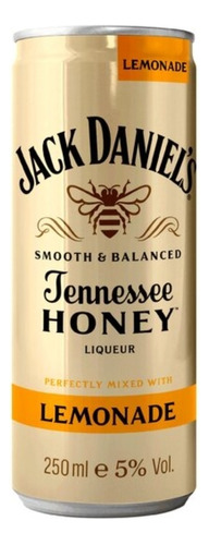 Jack Daniels Tennessee Honey & Lemonade Lata 250ml