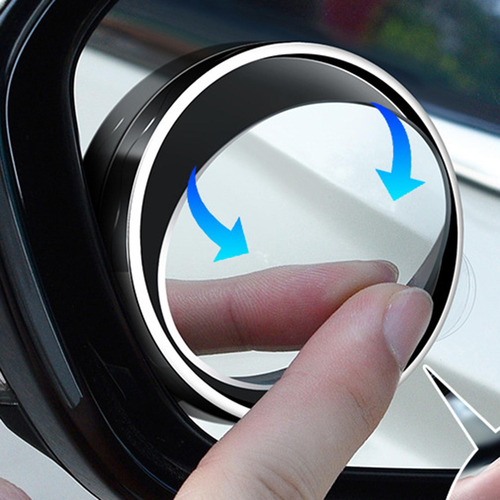 Espejo Retrovisor Para Coche De 2 Piezas, Rotación De 360