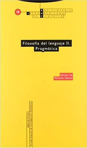 Filosofia Del Lenguaje 2 - Pragmatica - Trotta