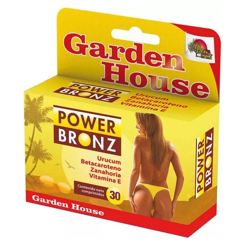 Garden House Suplemento Bronceador Power Bronz X 30 