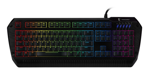 Teclado Tesoro Ts-g5sfl Bl Lobera Spectrum Color del teclado Negro