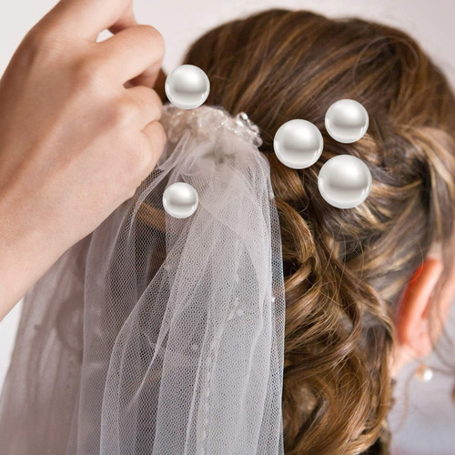 Horquilla Accesorios Dama Forma De U Para Pelo Boda De Flore Color Agua