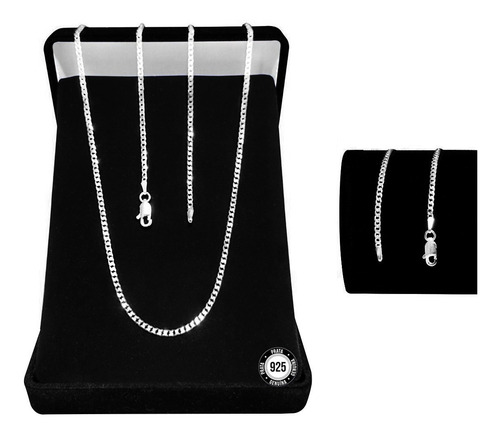 Imagem 2 de 8 de Conjunto Prata 925 Corrente E Pulseira Grumet 2,5 Mm 60cm