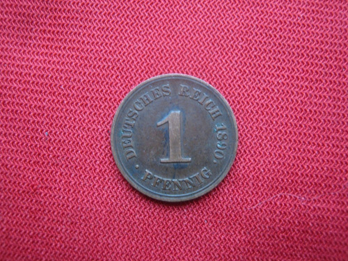 Alemania, Imperio 1 Pfennig 1890 F 