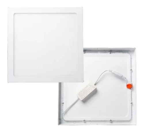 Imagen 2 de 2 de Foco Plafón Sobrepuesto Cuadrado Philco, 18w, Luz Fría