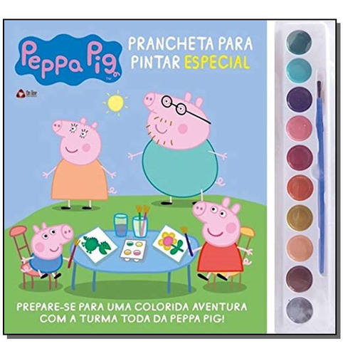 Livro Aquarela Peppa Pig, De Editora On-lin. Editora Online, Capa Mole Em Português, 19