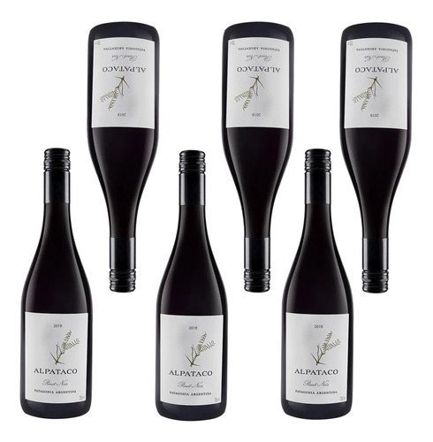 Imagen 1 de 1 de Vino Alpataco Pinot Noir Shroeder Patagonia 750ml Caja X 6