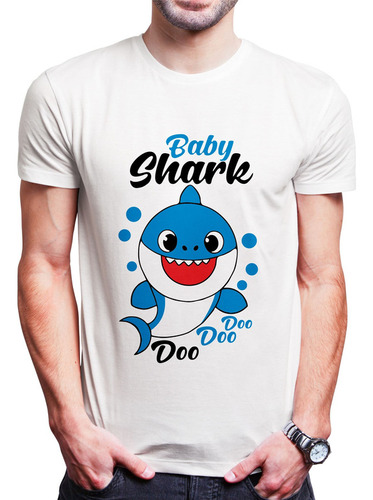 Polo Varon Baby Shark (d1023 Boleto.store)