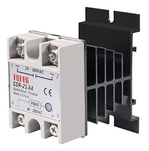 Solid State Relay,ssr 5 To Ac Ssr Relay Heat Sink,no And