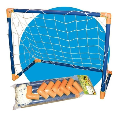 Arco Futbol Mini Con Red De Pvc Medidas 70cm X 55cm I