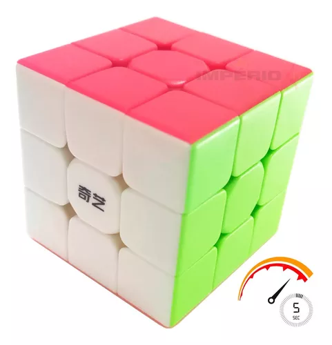 Cubo Mágico Profissional 3x3x3 qiyi Warrior W - original no Shoptime