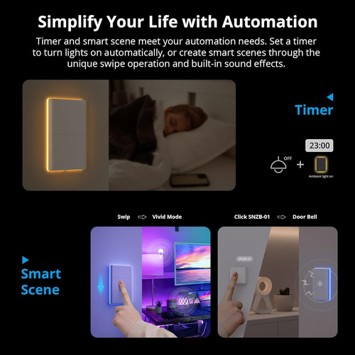 Interruptor Inteligente Sonoff Tx Ultimate T5 3 Botones Wifi