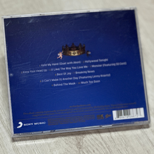 Michael Jackson Michael Cd Europeo 2010 Estándar