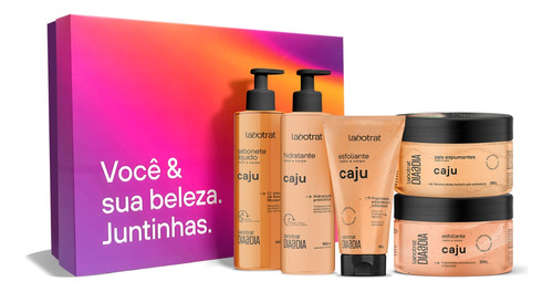 Kit Experiência Banho Caju Labotrat Dia A Dia 5 Produtos