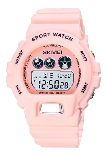 Reloj Deportivo Digital Dama Skmei 1775 Rosado