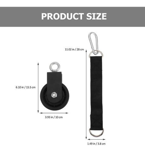 Kit De Poleas Para Sistema De Poleas De Elevación