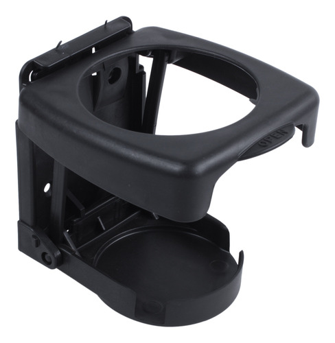 Soporte Para Botellas De Bebida Plegable De Plástico Negro P