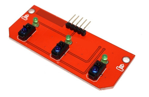 Regleta Sensores Infrarrojo Robot Seguidor Linea 3 Ir