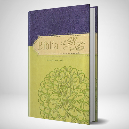 Biblia De La Mujer Rv95 - Verde Y Violeta - Editorial Aces
